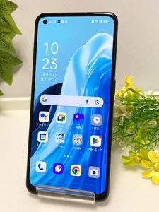 OPPO Reno7 A 128GB★ 中古 au SIMフリー 利用制限〇 android OPG04 スマートフォン [スターリーブラック] ★ A5735