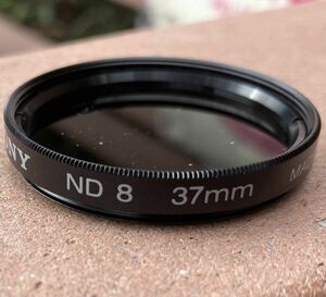 SONY ビデオカメラ用　フィルター　ND8 37mm ジャンク品　送料無料