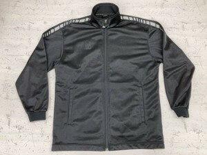 デサント DESCENTE オールド レトロ スポーツ ジャージ トラックジャケット メンズ 日本製 ポリエステル100% SS 黒