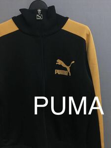 プーマ PUMA 【美品】 ジャージ 長袖 トラックトップ ブラック レディース Mサイズ !●&