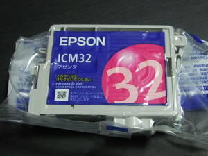 ◆エプソン純正インク　プリンターインク ICM32 マゼンダ 未使用