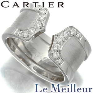 カルティエ シードゥ ワイドリング 指輪 ダイヤモンド 750 12号 Cartier 中古 プレラブド 返品OK