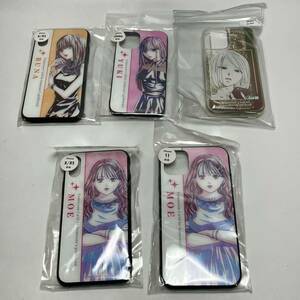 新品 5個セット まとめ売り 明日、私は誰かのカノジョ Ani-Art 強化ガラス iPhoneケース AYA YUKI MOE RUNA 白井雪 相馬留奈 中谷彩 真矢萌