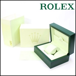 ROLEX純正BOX グリーン 中 スリープ付 内箱 外箱 ロレックス BOX
