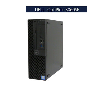 Windows11搭載 激安中古デスクトップパソコン DELL Optiplex 3060SFF Core i3 8100 3.6GHz 4GB 500GB DVD Windows11 Pro 64Bit