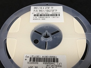 釜屋電機　RMC1/16K-273FTP　5000個/巻　角板形チップ抵抗器　1608サイズ　27kΩ　0.1W　F品