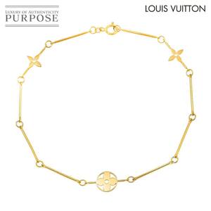 ルイ ヴィトン LOUIS VUITTON シュヴィーユ アンクレット ブレスレット 24cm K18 YG イエローゴールド 750 Cheville Anklet 90225389