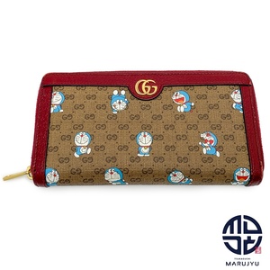 GUCCI グッチ ドラえもん コラボ GGスプリーム ジッピーウォレット 647787 長財布 ラウンドファスナー サイフ ブランド