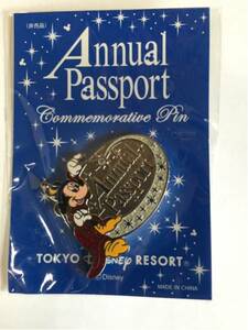 未使用東京ディズニーリゾートAnnual Passport ピンバッチ非売品