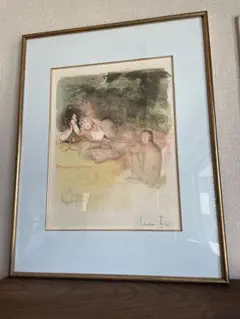レオノールフィニ　Leonor Fini リトグラフReclining nude