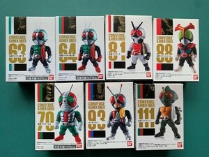 バンダイ 仮面ライダー コンバージ 昭和ライダー全7種セット 新1号 新2号 Ｖ3 ライダーマンX アマゾン ストロンガー 未開封品！