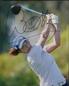 ☆渋野日向子　直筆サイン/写真　シブコ　2019AIG全英女子オープン優勝・日本LPGA優勝６回　プロゴルファー