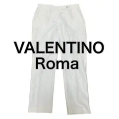VALENTINO Roma ボトムス パンツホワイト白 シルク M