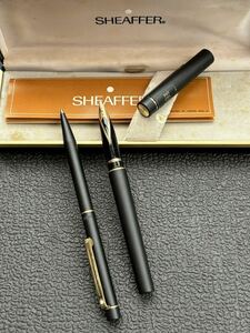 SHEAFFERシェーファー万年筆 ペン先 14k/ボールペン2本まとめて筆記用具ブラック 