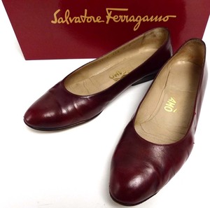 イタリア製 Salvatore Ferragamo /サルヴァトーレ フェラガモ ローファー / パンプス　6B(23cm相当)(レディース・箱付き)【中古】4i-1-086