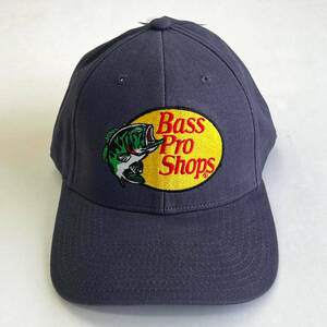 BASS PRO SHOPS　バスプロショップス ツイル キャップ　ネイビー　Woodcut Logo Buttery TWILL CAP アウトドア
