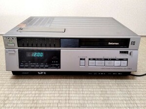 SONY Betamax SL-J20 ベータマックス 通電確認済み ビデオカセットレコーダー カセットデッキ　ジャンク