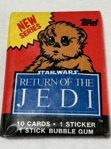 30年ほど前に購入、未開封トレーディングカード/スターウォーズ/STAR WARS/ジェダイの帰還/ジェダイの復讐/RETURN OF THE JEDI