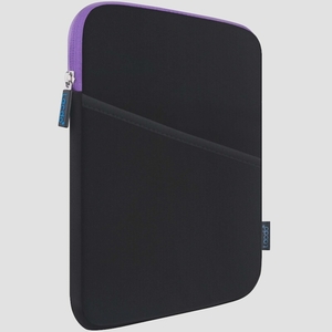 送料無料★Lacdo iPad Mini 6スリーブ iPad Mini 保護ケース タブレットバッグ(パープル/ブラック)