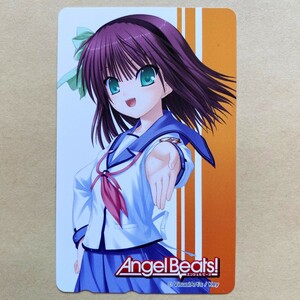 【未使用】テレカ 50度 Angel Beats! エンジェルビーツ