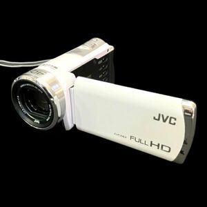 仙17 JVC ケンウッド Everio GZ-E140-W ビデオカメラ エブリオ ホワイト FULL HD 40X OPTICAL ZOOM