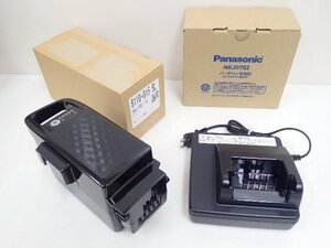 【未使用開封品】 Panasonic 25.2V 16Ahバッテリー NKY594B02 ＋ 小型急速充電器 NKJ075Z1 元箱付き † 6E0C2-1