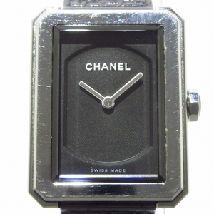 CHANEL(シャネル) 腕時計 ボーイフレンドツイード H5317 レディース 黒