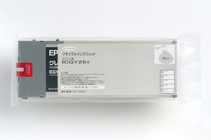 ICGY25 グレー お預り再生 リサイクルインク エプソン 大判インクジェットカートリッジ EPSON MAXART PX-9000/PX-90CFP2C用