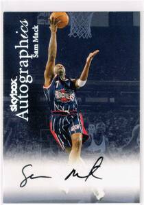 1999-00 NBA SKYBOX Autographics Sam Mack Auto Autograph スカイボックス サム・マック 直筆サイン 99-00