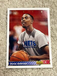 ケニーアンダーソン Kenny Anderson 1992 Upper Deck #127 New Jersey Nets