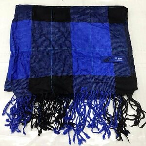 BEAMS 表記無し ビームス ストール ストール一般 Large Scarf Scarf 黒 / ブラック / X 青 / ブルー / 10108641