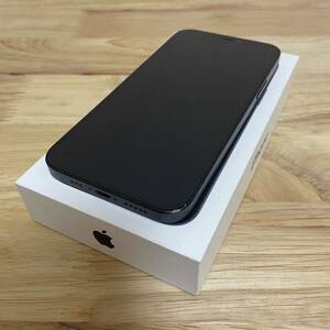 【1円スタート/送料無料】Apple アップルストア購入　iPhone 12 128GB ブラック SIMロック解除済み SIMフリー バッテリー83％ 