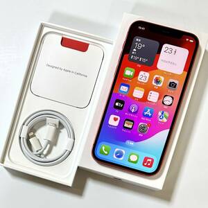 SIMフリー iPhone 12 (PRODUCT)RED Special Edition 128GB MGHW3J/A バッテリー最大容量86％ アクティベーションロック解除済