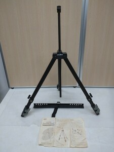 ☆ホルベイン ニューシルバーイーゼル No.123 HOLBEIN PortableEasel スケッチングイーゼル 角型３段式 保管品 未使用品 