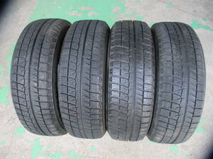 9分山 スタットレス.185/65R15 ブリジストン REVO GZ　4本3 C-33