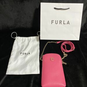 新品 FURLA フルラ スマートフォンショルダー スマホポシェット スマホショルダー スマホポーチ スマホ バッグ ミニショルダーバッグ 鞄