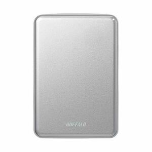 BUFFALO USB3.1(Gen.1)対応 アルミ素材&薄型ポータブルHDD 2TB シルバー HD-PUS2.0U3-SVD　(shin