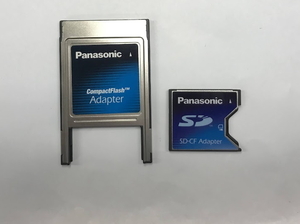 Panasonic SDカードCF変換アダプターBN-CSDABP3+BN-CFADPP3
