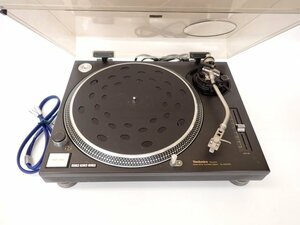 Technics テクニクス ダイレクトドライブレコードプレーヤー ターンテーブル SL-1200MK4 audio-technica カートリッジ AT-F7 □ 6E1DD-2