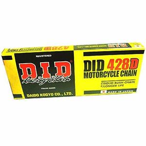 D.I.D(大同工業)バイク用チェーン クリップジョイント付属 428D-126RB STEEL(スチール) 二輪 オートバイ用