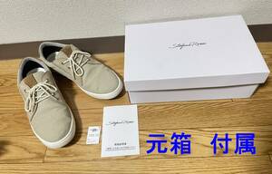 ステファノロッシ stefanorossi AMALFI デッキシューズ　SR04131 サイズ：28.5ｃｍ～29.0ｃｍ カラー：BEIGE（ベージュ）