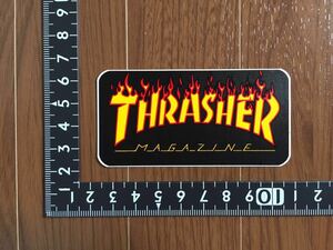 レア！90s THRASHER MAGAZINE スラッシャー マガジン スケートボード ステッカー vintage skateboard 新品未使用品 デッドストック