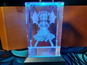 3Dクリスタル　ディスプレイ　他　グッズ　等　東方　レミリア　