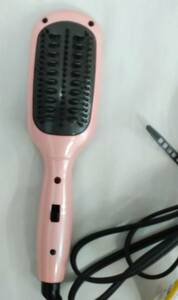 【B】【5034】☆★BaByliss べビリス ホット 動作確認済み アイロンブラシ BL-BC11PJ ミニ ピンク 箱無し 現状品★☆