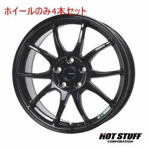 4本セット HOT STUFF G.speed G-06 メタリックブラック (MBK) 16インチ 6.5J 114.3/5 53 ノア AZR60G