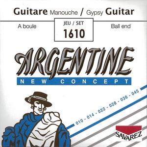 サバレス 弦 SAVAREZ 1610 Argentine Ballend Extra Light×6SET ジャズギター弦 アルゼンチーヌ