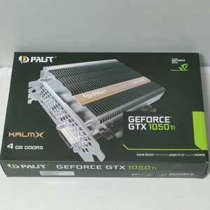 PALIT GeForce GTX 1050ti KALMX 4GB nVidia ファンレス グラフィックボード ビデオカード HDMI DP DVI-D 箱 取説付 動作確認済