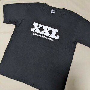 ☆PD17 岡崎体育 メンズ XL 半袖 Tシャツ カットソー 黒 クルーネック フェス ライブ XXL