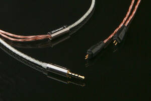 ポタアン用短め カスタムIEM 2PIN 2.5mm4極バランスケーブルDH-IEM2B QP2R/iBasso DX220/AK-SE100/colorfly U8/M2 PROデジタルプレーヤー用