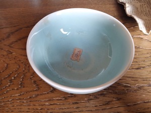 中国北京にて25年程前に購入 美術品 青磁 茶碗